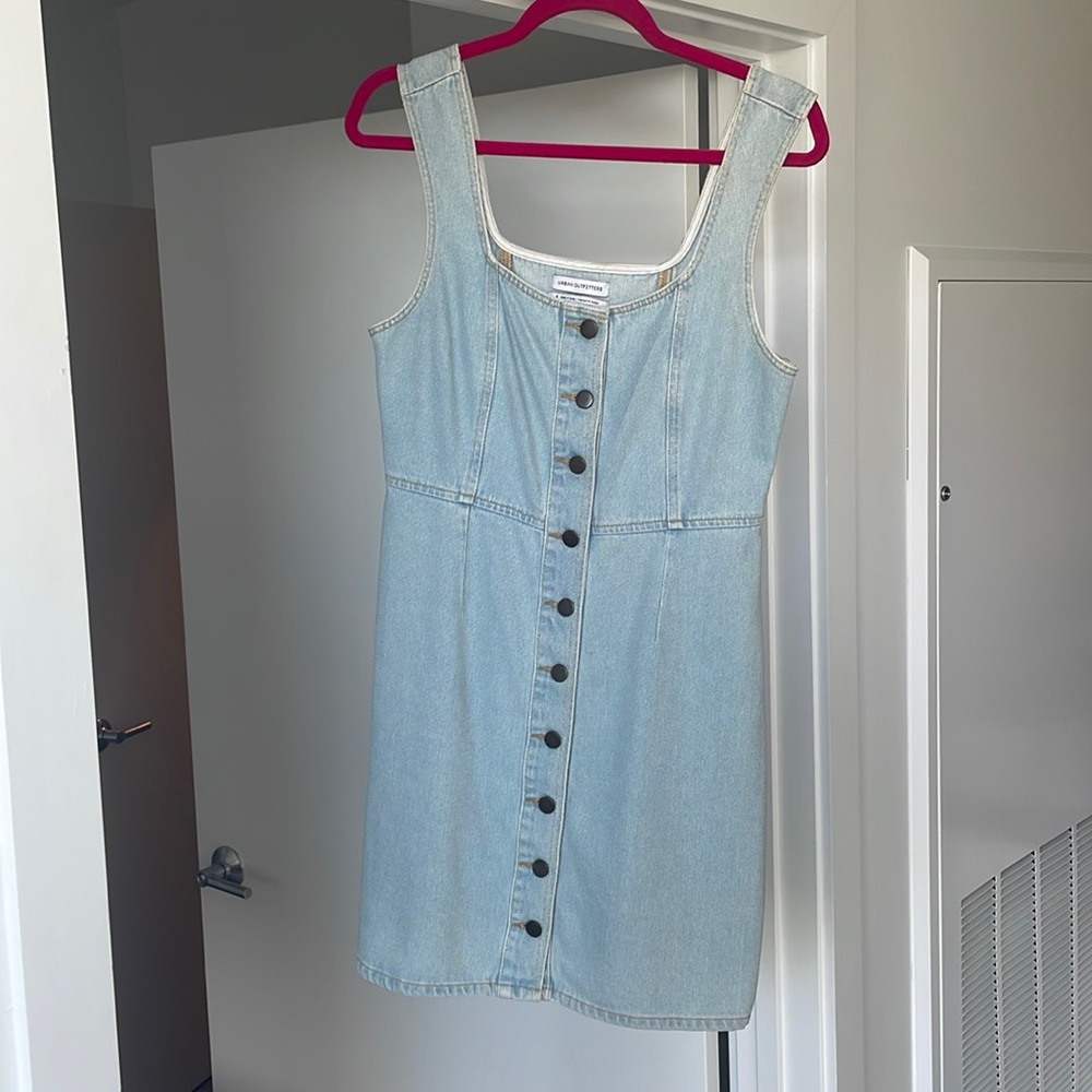 urban outfitters denim dress